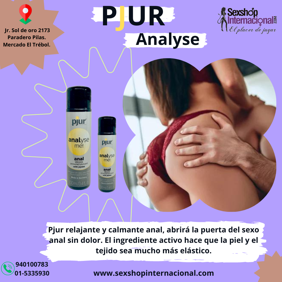 Pjur Analyse Me - Gel para la penetración y juegos anales sin dolor - SEXSHOPNPLAZA NORTE.